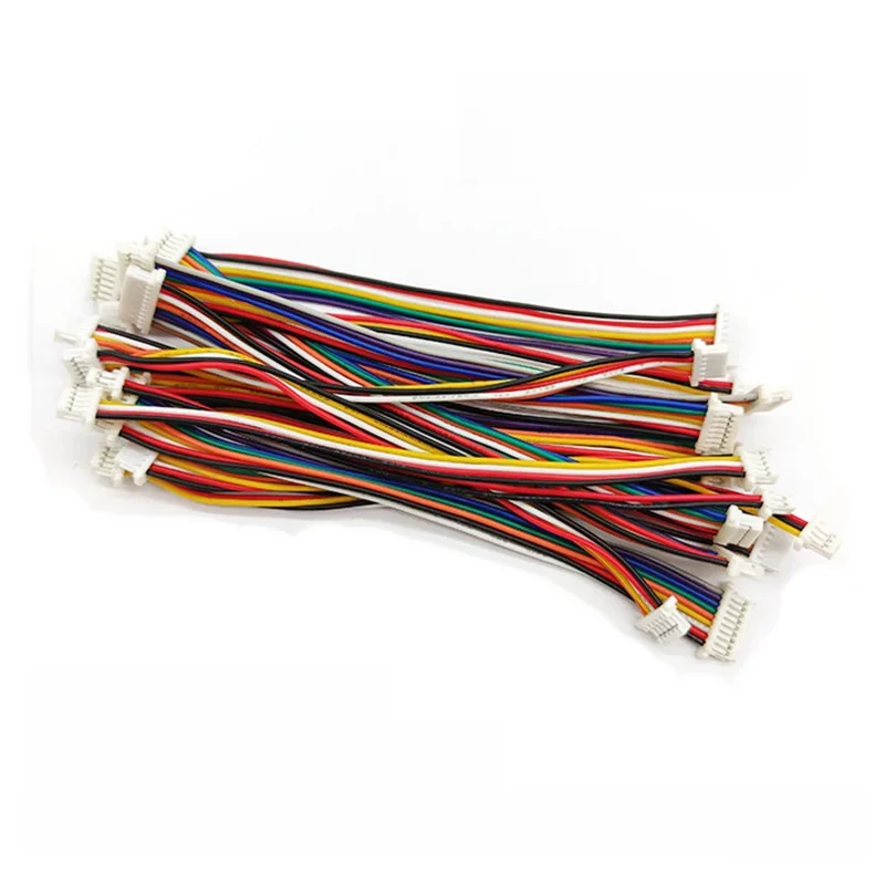10 sztuk SH 1.0 SH1.0 kabel drutowy 2/3/4/5/6/7/8/9/10Pin linia elektroniczna podwójne podłączenie wtyczka terminala 100 MM/150 MM/200 MM 28AWG — zdjęcie 2
