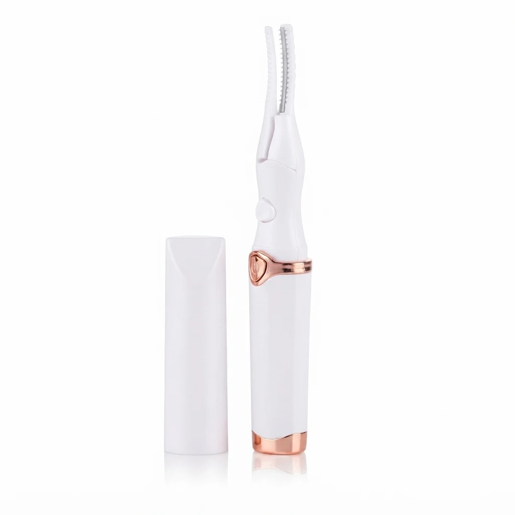 Portable Electric Heated Eyelash Curler with Digital LED Display 3 Temperature Settings Rechargeable Long-Lasting Eyelash Styling Comb