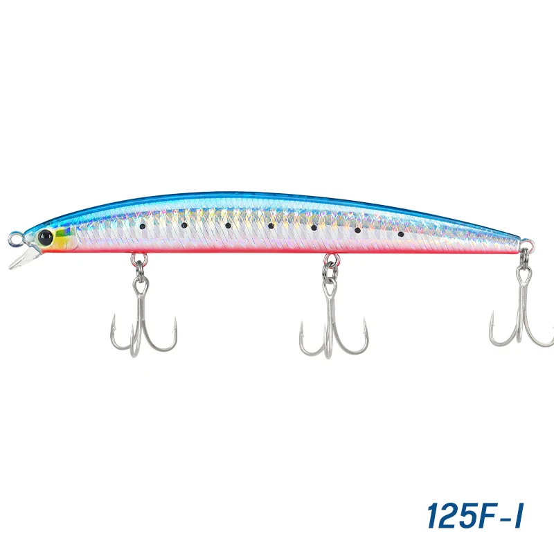 Tsurinoya Slanke Minnow Zeevissen Lokken 125f 125Mm 14.3G Sw Wild Drijvend Hard Aas Voor Ondiep Bereik Zeebaars Nepvisaas