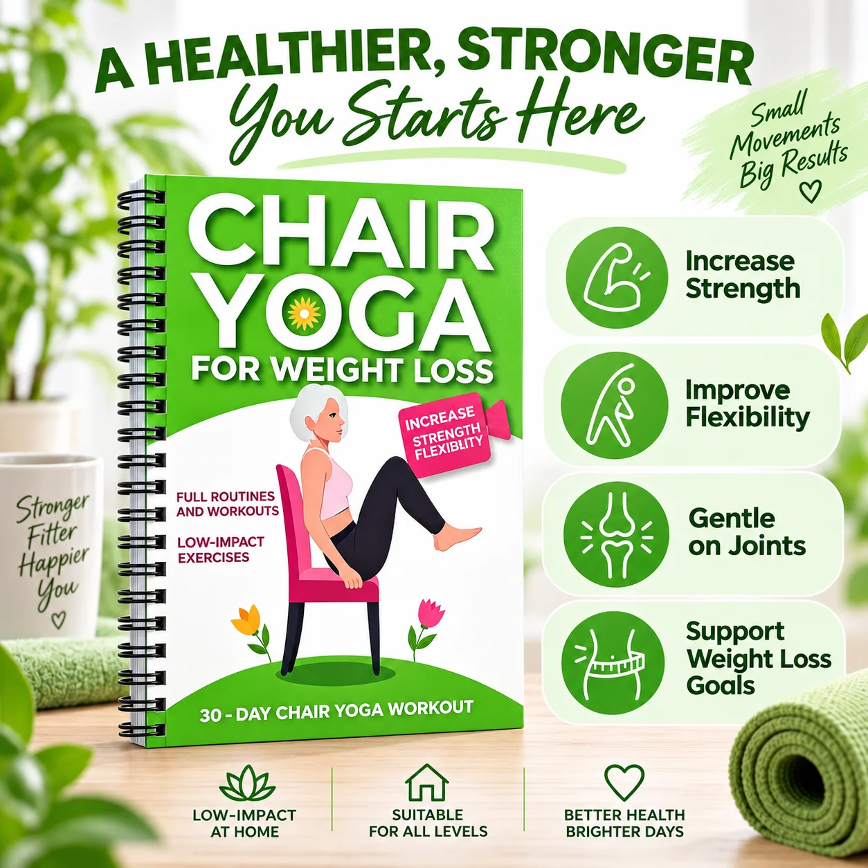 Chair Yoga Fitness Guide 4