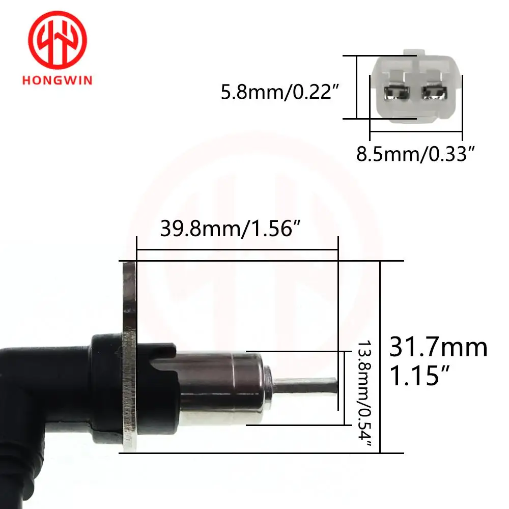 For Suzuki Aerio Liana 2002-2007 ABS Wheel Speed Sensor Rear Axle Right Passenger Side OE 56310-54G00 5631054G00 ALS1436 SS20383