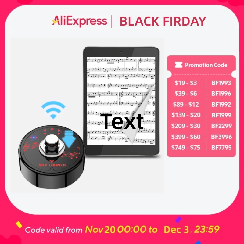 دواسة تيرنر للصفحة اللاسلكية قابلة لإعادة الشحن، مفتاح قدم لاسلكي، بلوتوث، تيرنر للكمبيوتر اللوحي، عشرات الموسيقى الإلكترونية، الكتاب الإلكتروني PPT