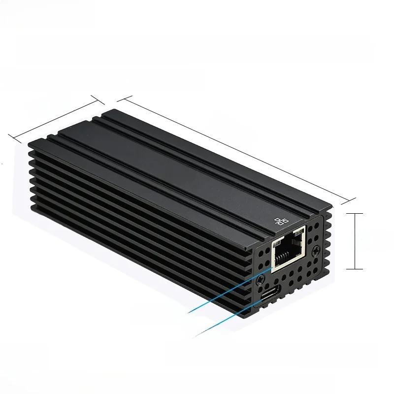Jednoportowy adapter USB4 10G Ethernet kompatybilny z Thunderbolt 3/4 RJ45 10GBASE-T Ethernet Obsługa komputerów Mac — zdjęcie produktu 7