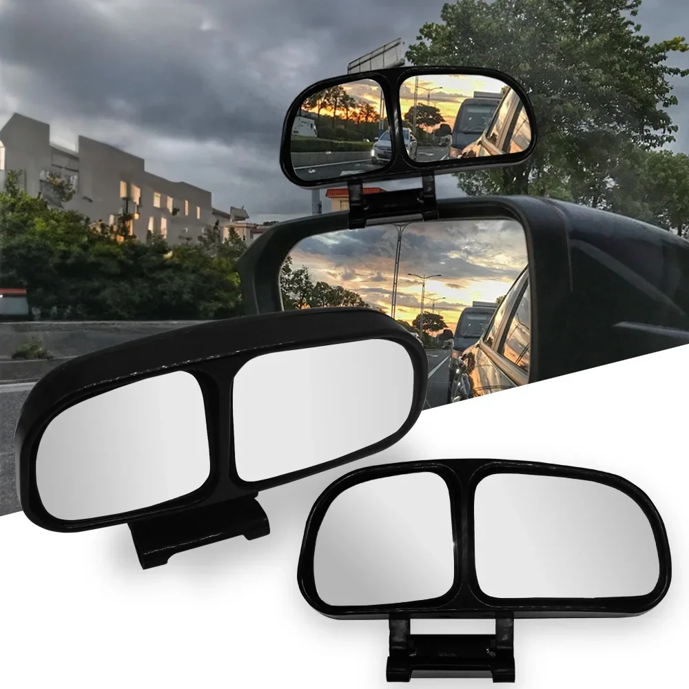 Rétroviseur de Voiture Réglable à 360 Degrés, Miroir Convexe à Grand Angle pour Touriste