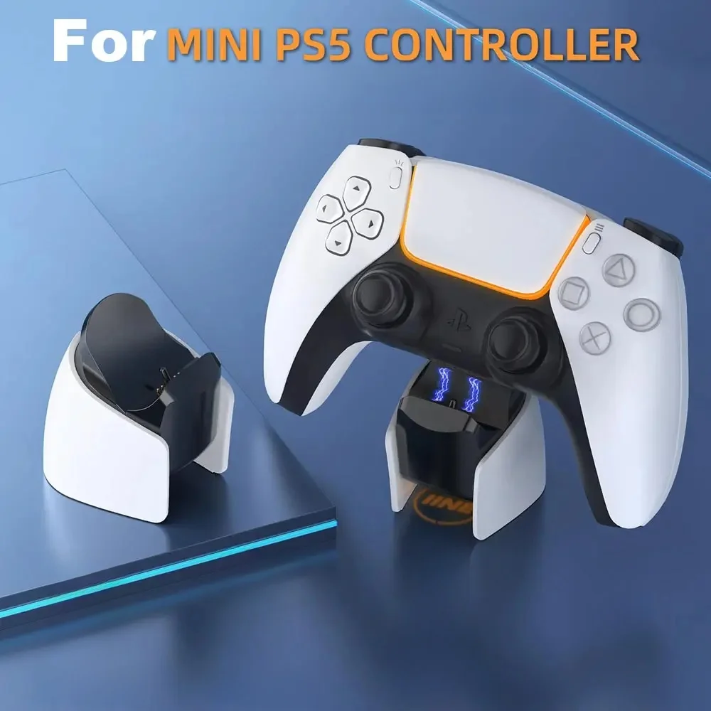 Mini Station de Charge USB rapide pour contrôleur PS5, pour PlayStation 5, contrôleur DualSense Edge avec indicateur de chargeur