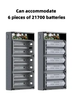 PD100W charge rapide batterie externe Kit de bricolage 20V 5A 6x21700 batterie Portable personnalisable pas de soudure facile à assembler 2