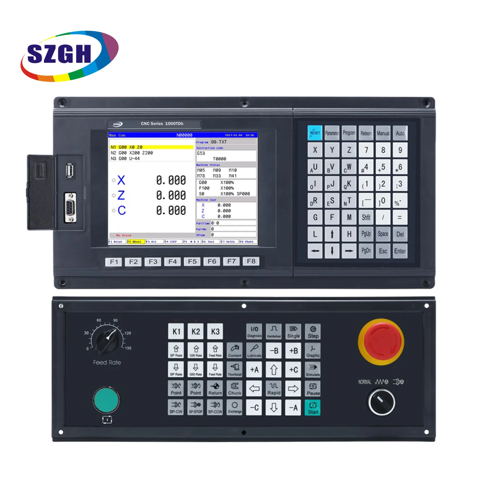 

SZGH High Performance 3 Axis CNC Control System Controller Board for Lathe&Turning Machine