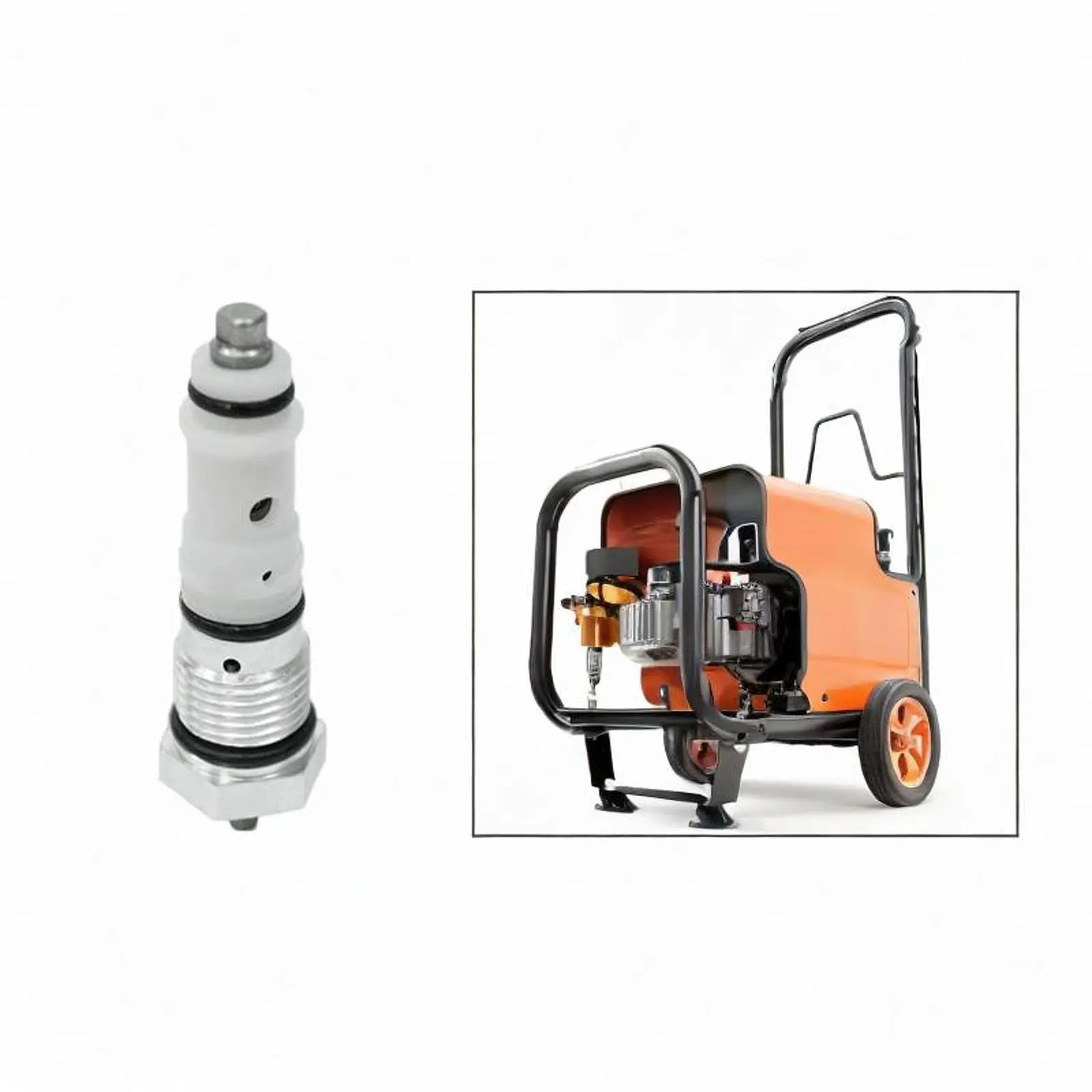 Motor Overflow Valve Washer Electric Cleaning Machine Maintenance Kit for Pressure Washer Power Washer 50/60/68.5mm 4/5Series image 3
