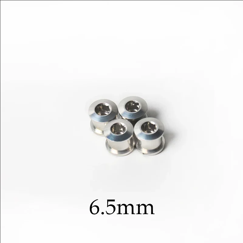 BUCKLOS 6.5/8.5mm Fiets Kettingwiel Schroeven Road MTB Kettingblad Bouten Aluminium Fiets Crankstel Bouten Accessoires