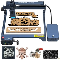 ATOMSTACK S20 X20 A20 Pro 20W Output Laser Engraving Cutting Machine with Air Assist Accessory  for Wood Metal Steel Acrylic