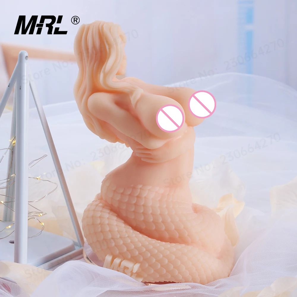 MRL [Аниме-серия] 1,0 змеиная девушка, силиконовая секс-кукла, плотная вагина, мягкая грудь, пейзаж, хвост, мужская секс-игрушка для мастурбации для взрослых
