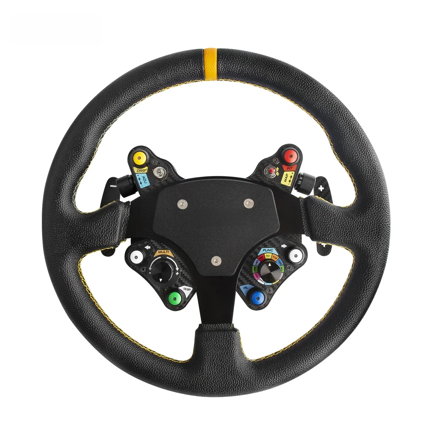 Simracing Lenkradsteuerung PC-Rennrad LED-Taste Joystick Gaming Paddle Shifter für Logitech G29