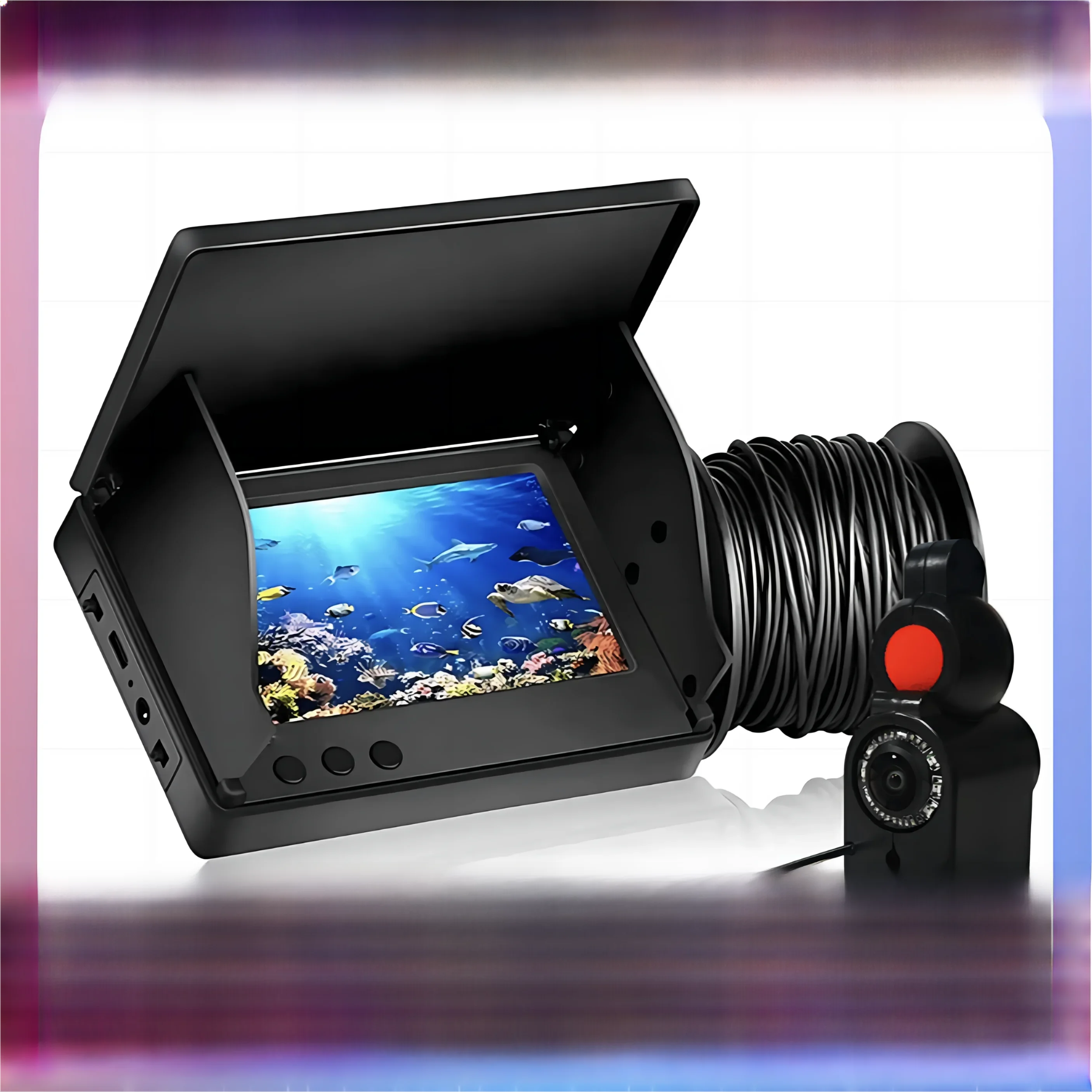 HEE RAK Draagbare Visdieptezoeker Water Handheld 1080P 4,3 Inch LCD Fishfinder Onderwater 220 °   Vissen Camera Nachtzicht - afbeelding 2