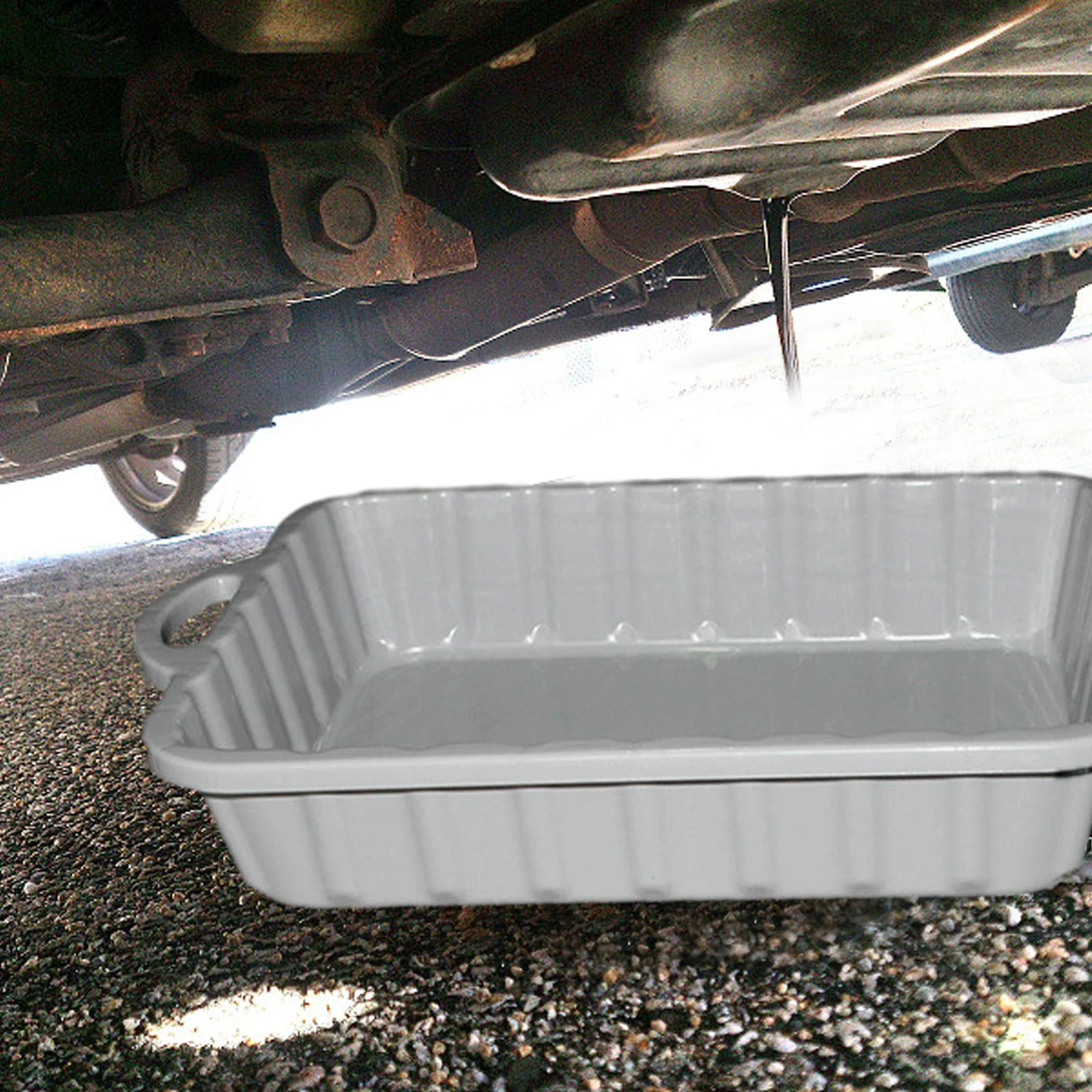 Engine Oil Drain Pan Rectangle Oil Trip Tray Oil Change Pan Oil Receiving Basin Waste Pan Auto Repair Tool Oil collect pan