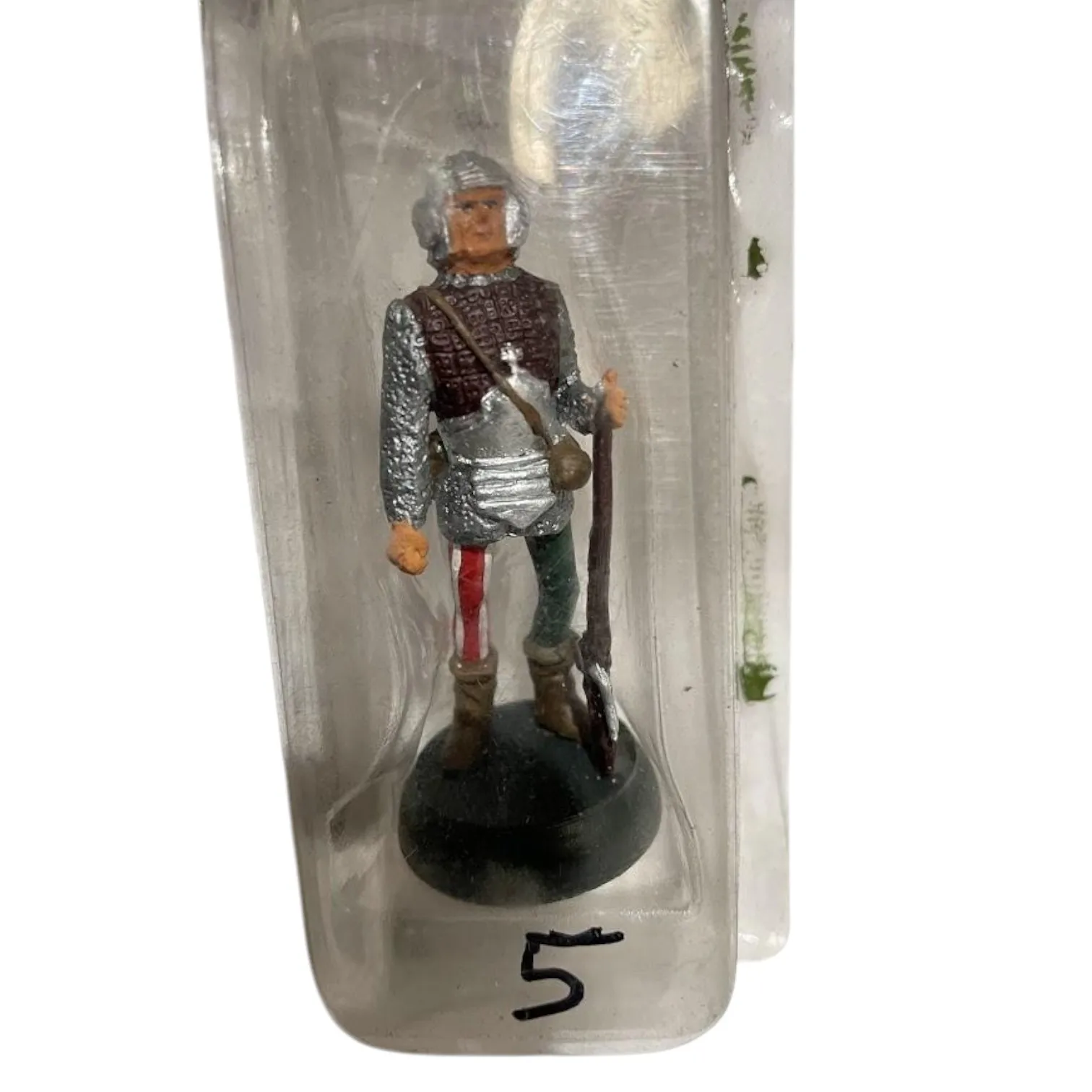 Almirall Palou #   Figurine en plomb peinte à la main représentant un soldat avec armure, échelle 1:32, environ 5-6 cm, miniature, collection historique spécifique de la marque espagnole, sans emballage, emballage blister original pouvant être froissé, base