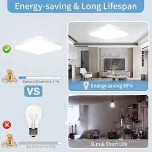 Iraalan-Lud Iralan-LED ceiling for room, neutral white light, cold white, hot white, 48w, 36w, 24w, 18w Main Main Sales ceiling - №4