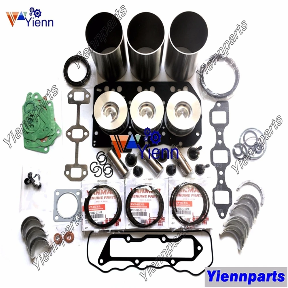 

3TNB82 3TNB82-RN 3TNB82-RNP Overhaul Rebuild Kit With Valve Kit For Yanmar Engine Repair Parts 3TNB82-RE 3TNB82-REP