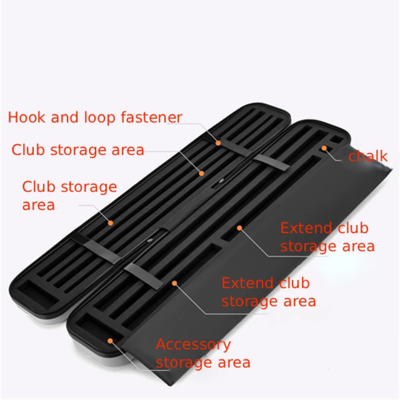 Custodia rigida per stecche da biliardo con serratura a combinazione Forniture portatili con scomparti Custodia adatta per riporre stecche staccabili