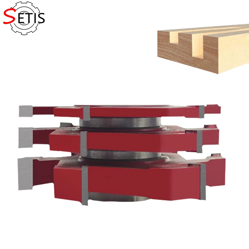 

Combination Slotting & Tenoning Cutter Set Alloy Slotting Cutter Jointing Cutter Tungsten Carbide Profiling Cutter