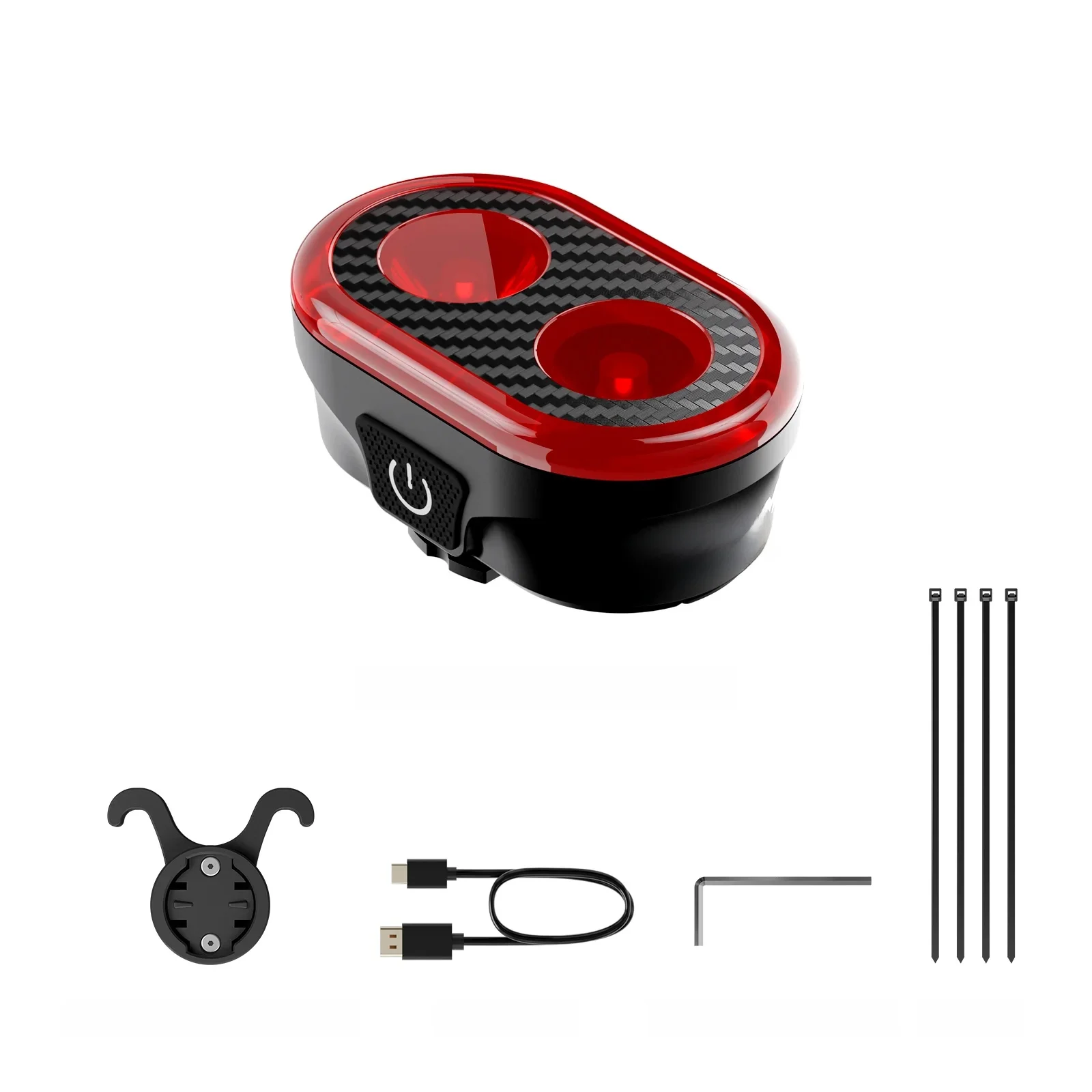 AliExpress CYCLAMI CY200 Bike Smart Brake Sensing Rear Light Bicycle Tail Light IPX6 Waterproof LED Charging Taillight Cycling Accessories