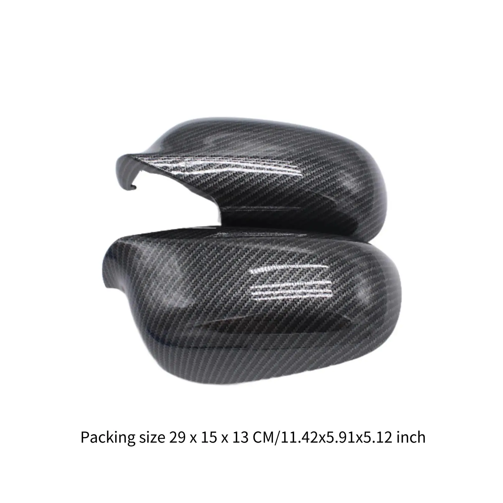 2Pcs Car Side Mirror Cover Caps 12797722 12797723 Automotive Repair Parts Easy to Install Door Mirror Housings for Saab 9-3