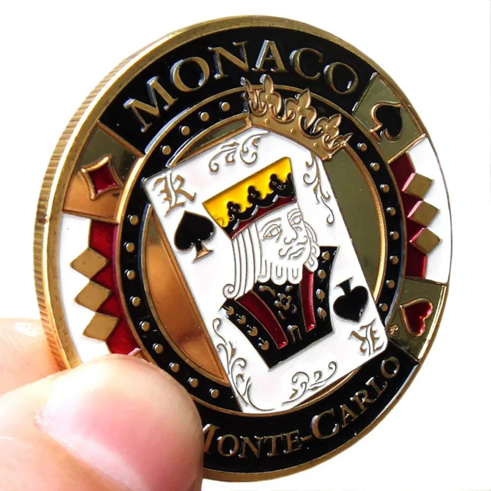 Monaco Monte Carlo Poker Colorized Challenge Art Coin