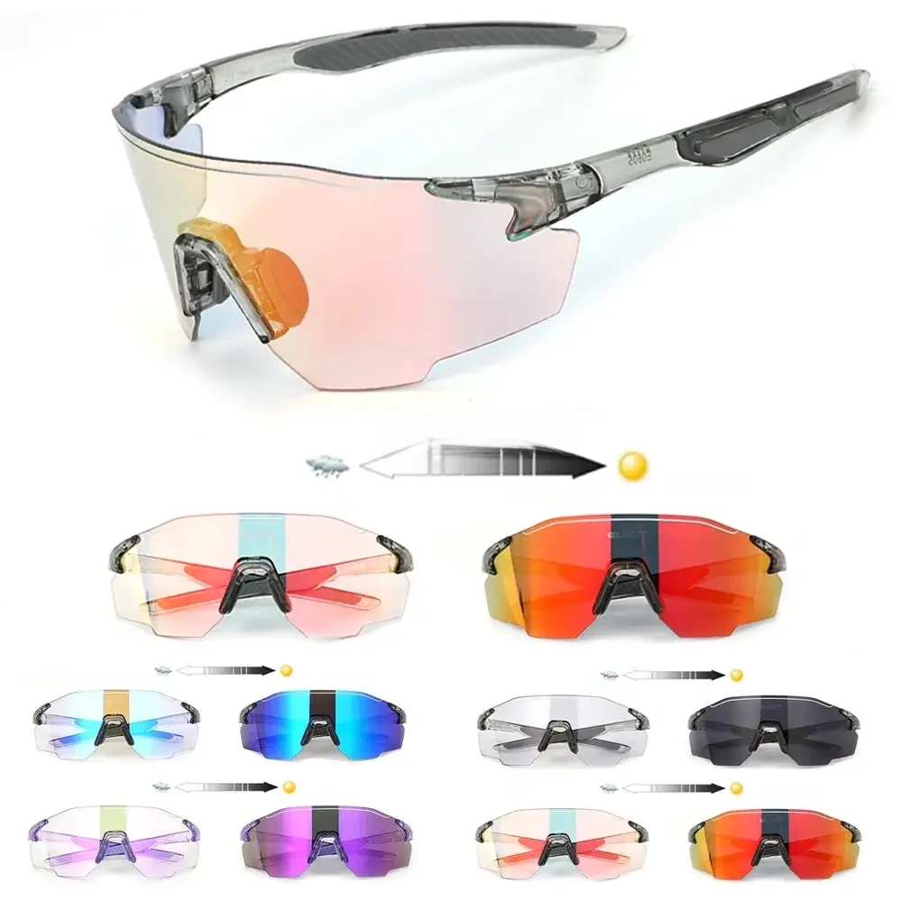 AliExpress ELICIT New Photochromic Polarized Cycling Glasses Men Women Bike Glasses UV400 Eyewear Sunglasses HikingMTB Road Bicycle Goggles