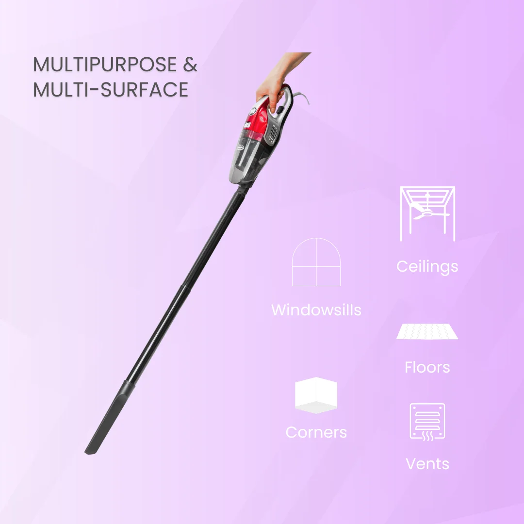 مكنسة كهربائية Ewbank UV400 2 في 1 مع ملحقات وسرير/قماش محمول مع ضوء الأشعة فوق البنفسجية