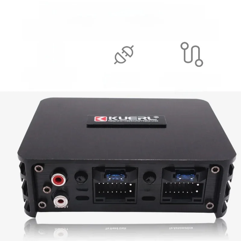Auto Eindversterker 4*60W Manier DSP Auto Audio Luidspreker Versterker Lossless Audio Processor Voor Android Groot scherm Gewijd - afbeelding 2