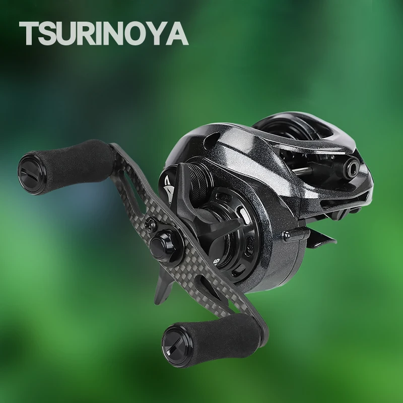 

TSURINOYA Ultra Light Baitcasting Fishing Reel SPIRIT FOX 50 High Gear Ratio Bait Finesse Light Game Wheel Trout Ajing Bass Reel