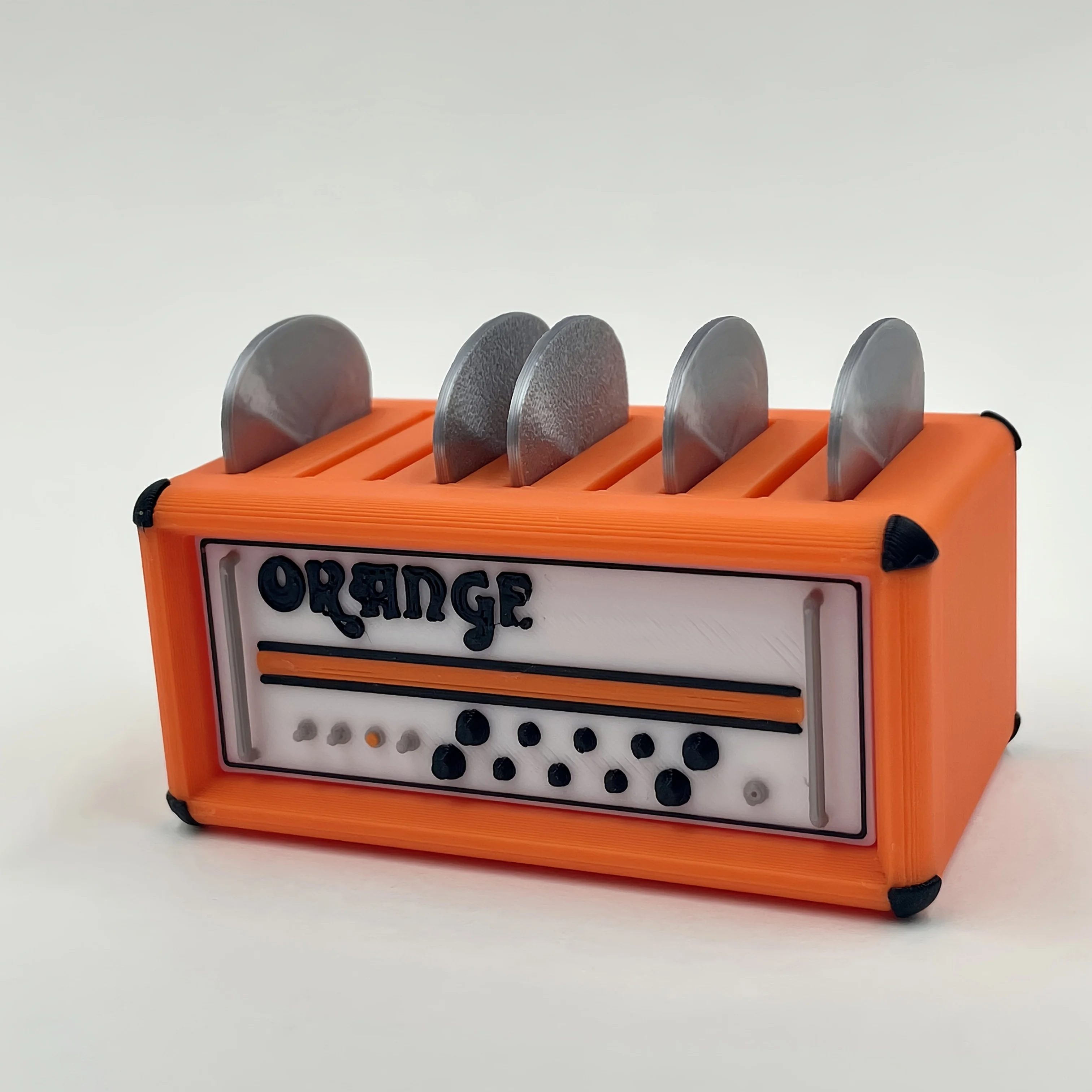 Guitar Pick Holder, Innovative Music Accessory, Suitable for Picks with a Thickness of 0.059inch or Less, Designed to Be Durable and Compact, with Options for 5 or 9 Slots