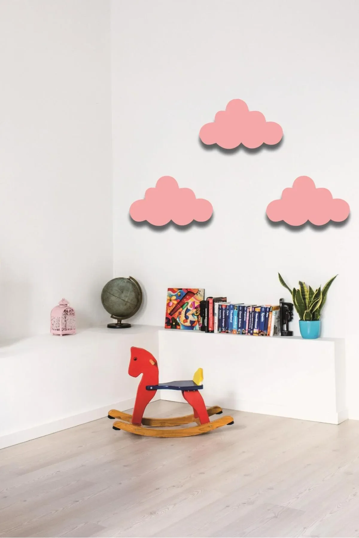 

Wall Decoration for Children's Room Wooden Cloud Set of 3 Cloud Wall Decoration Children's Room Ornament