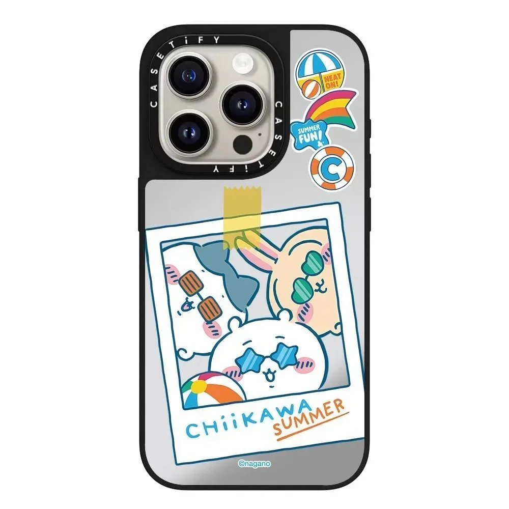 حافظة هاتف Chiikawa ذات علامة تجارية مشتركة لهاتف iPhone 17 Pro Max، Apple 15 شفط مغناطيسي 16