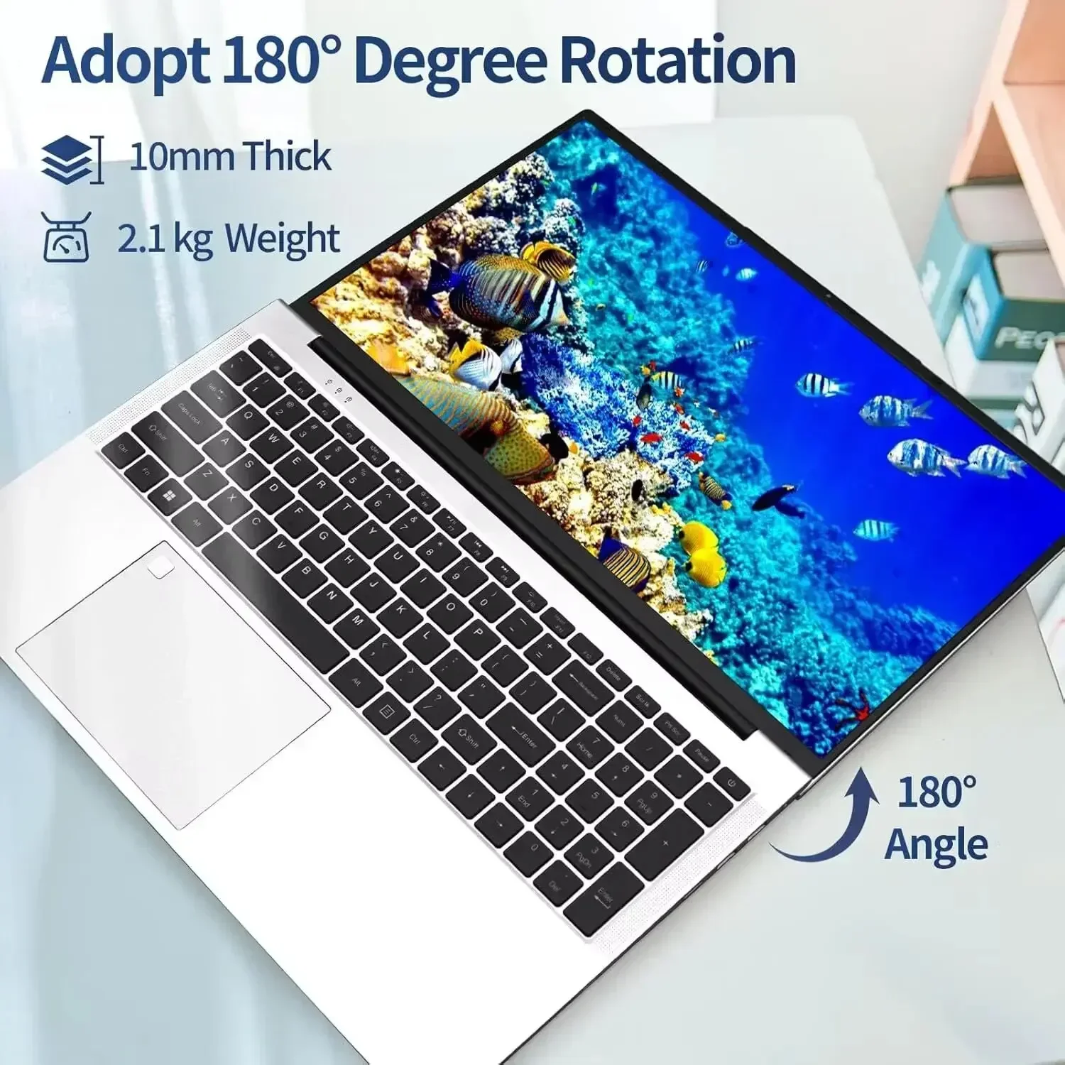 Xiaman 2026 NEW Intel 17.3" Laptop Computer intel Pentium 6500Y Notebook Computer 16GB RAM 1TB 2TB SSD 1920*1080P Windows 11 Fingerprint Office Laptops Notebook Computer PC
