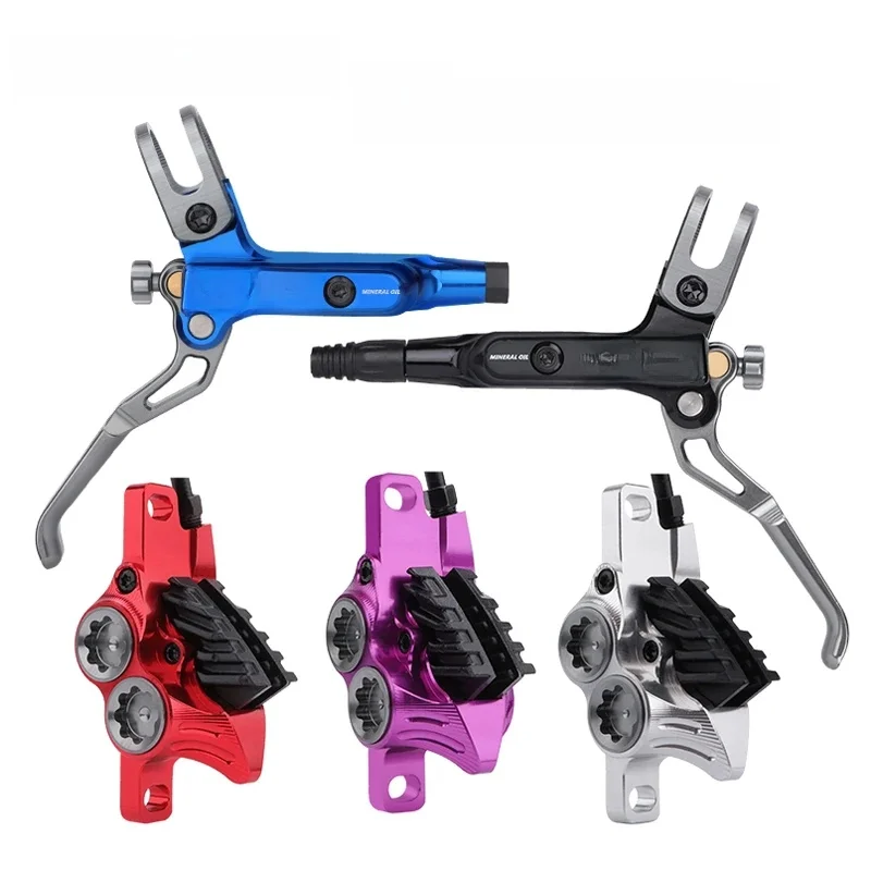 AliExpress IIIPRO E4 Mountain Bike Hydraulic Brake 800/1550mm Front Rear Brake Cooling 4 Piston Oil Pressure  AM DH E-bike MTB Disc Brake