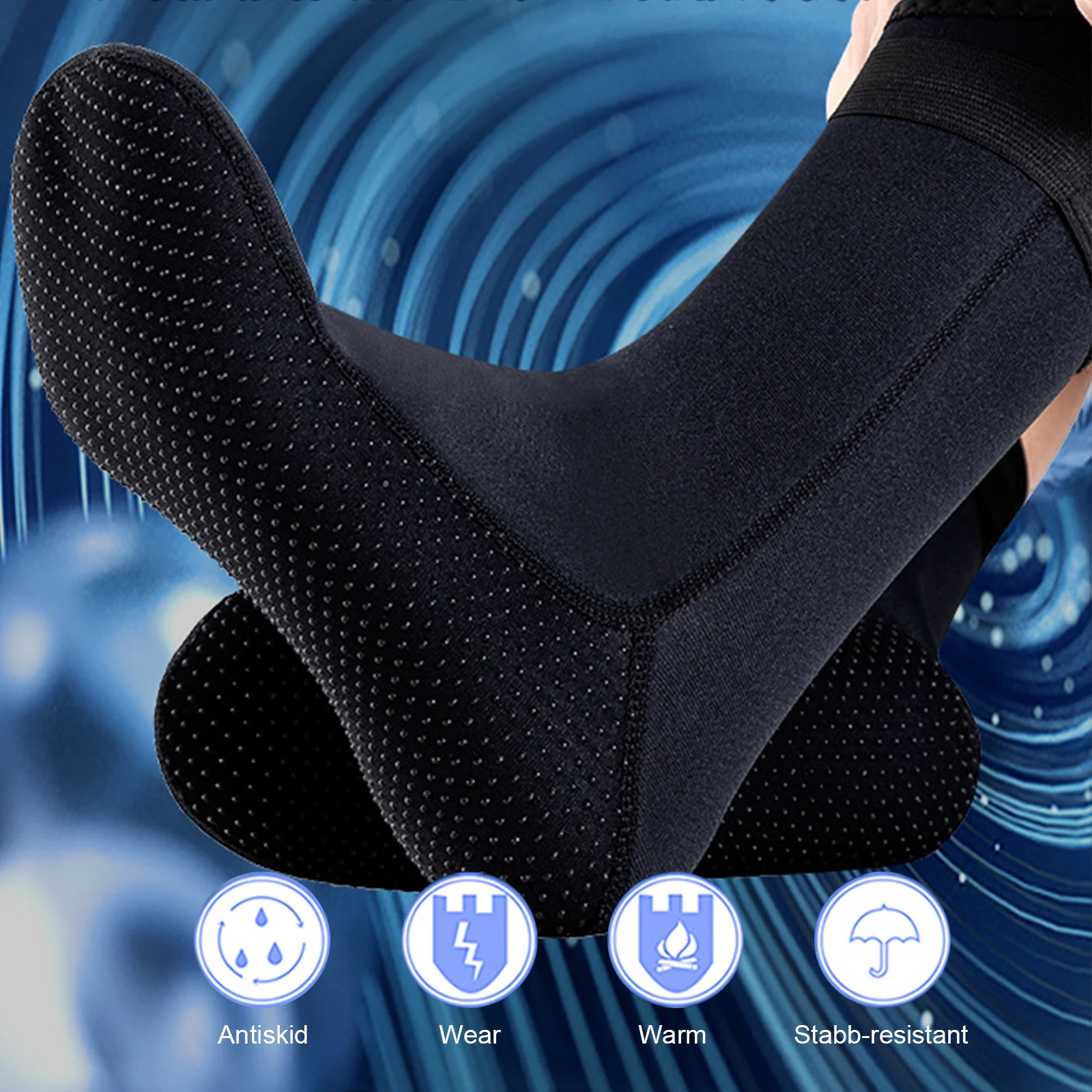 Calzini subacquei in Neoprene, calzini in Neoprene con chiusura in Velcro, calzini da nuoto antiscivolo per sport acquatici per lo snorkeling, il