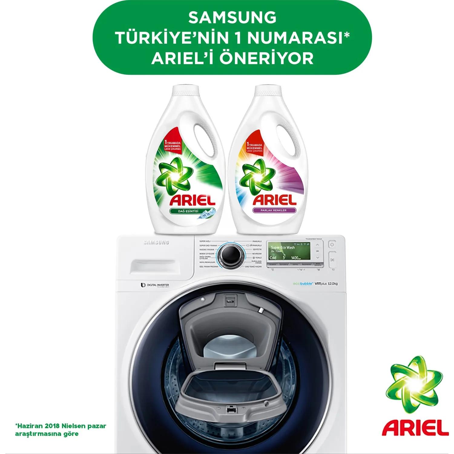 Ariel Plus Febreze Effective Color 6 Kg 40 Wash Elbiselerinizi Çirkin Kokulardan arındırın Mükemmel Toz Deterjan