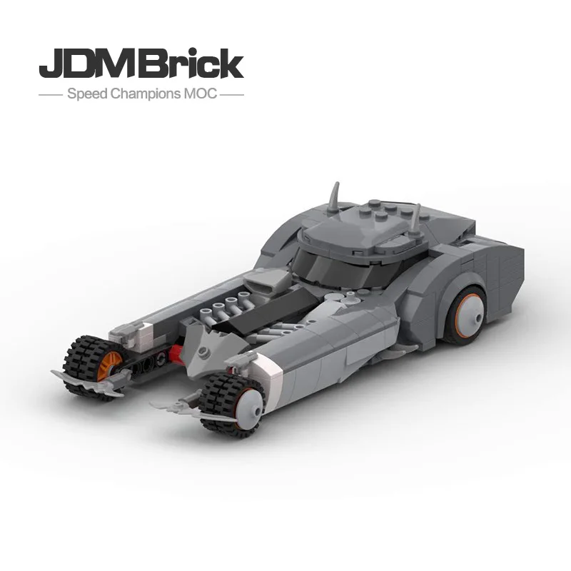 Car model MOC-57578 building block light gray cool unique design sports car puzzle assembly car parts kit toy male