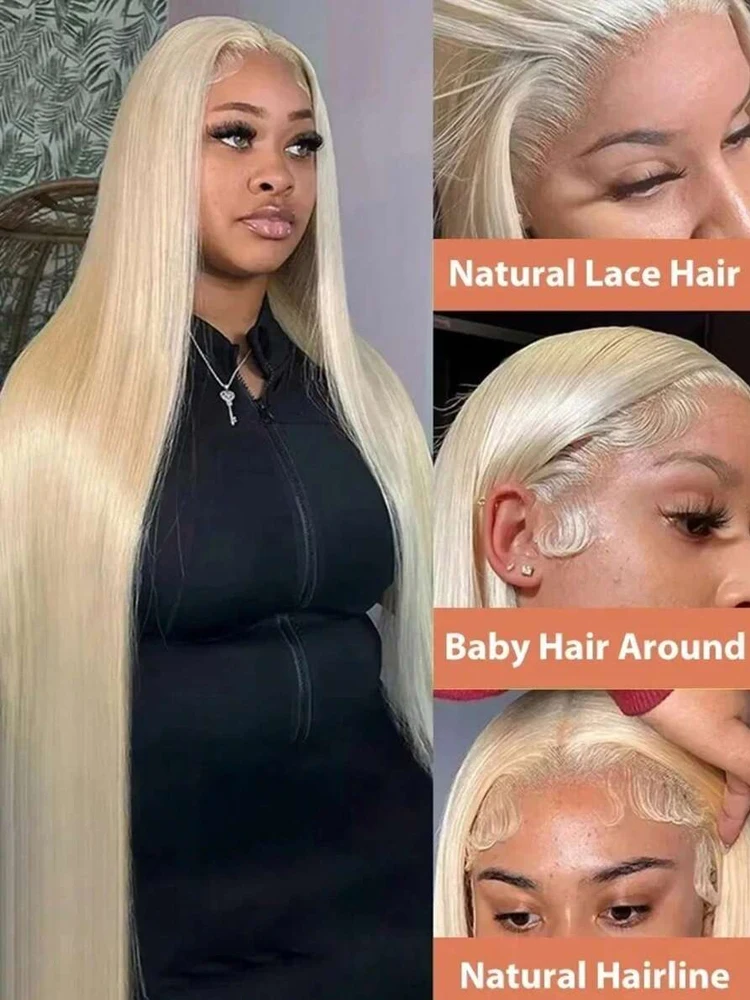 باروكة شقراء 613 Hd شفافة الدانتيل شعر مستعار أمامي شعر الإنسان البرازيلي 13x6 شعر طبيعي مفرود الدانتيل الباروكات الأمامية للنساء يمكن مصبوغ