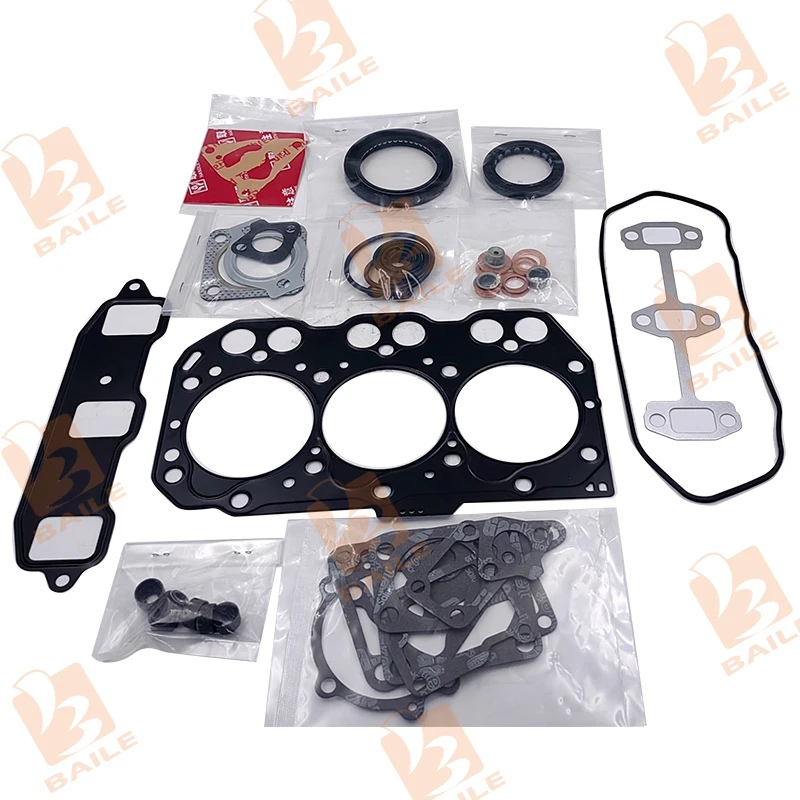 3TNE74 Full Gasket Kit For Yanmar Engine Repair Parts 