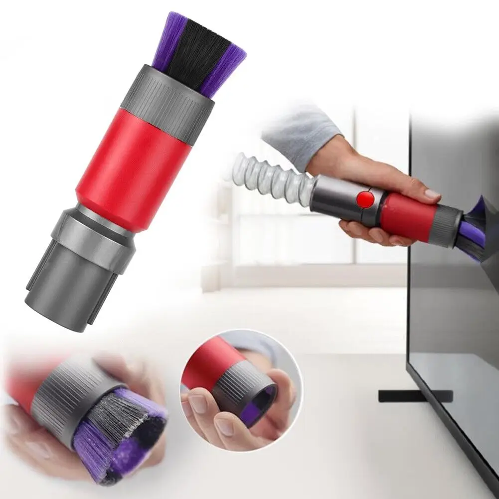 Dyson V7 V8 V10 V11 V12 V15掃除機の予備部品に対応した傷のつかないほこりブラシ、自己洗浄ソフトブリッスル