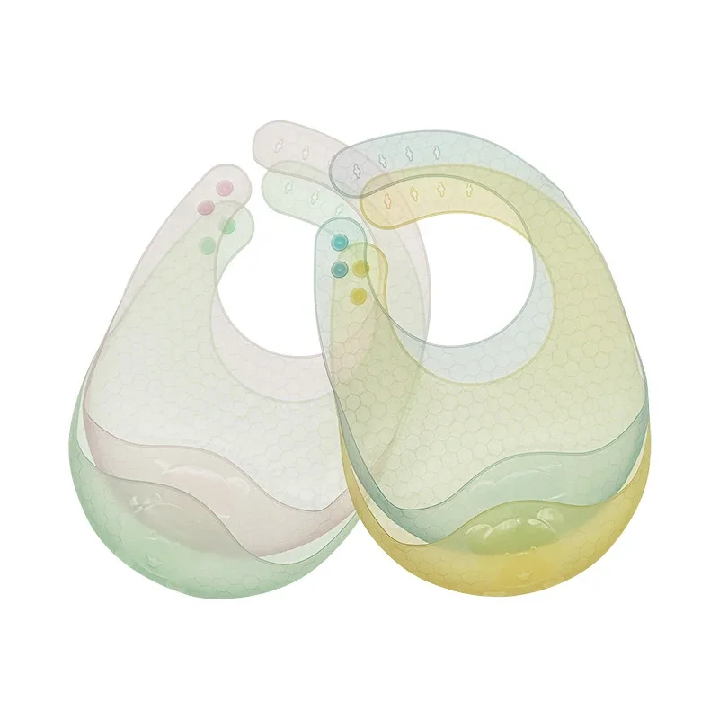 Bavoirs imperméables en silicone pour bébé, formation à la prévention de la saleté, bavoir d'alimentation pour enfants, accessoires alimentaires pour bébé, trucs