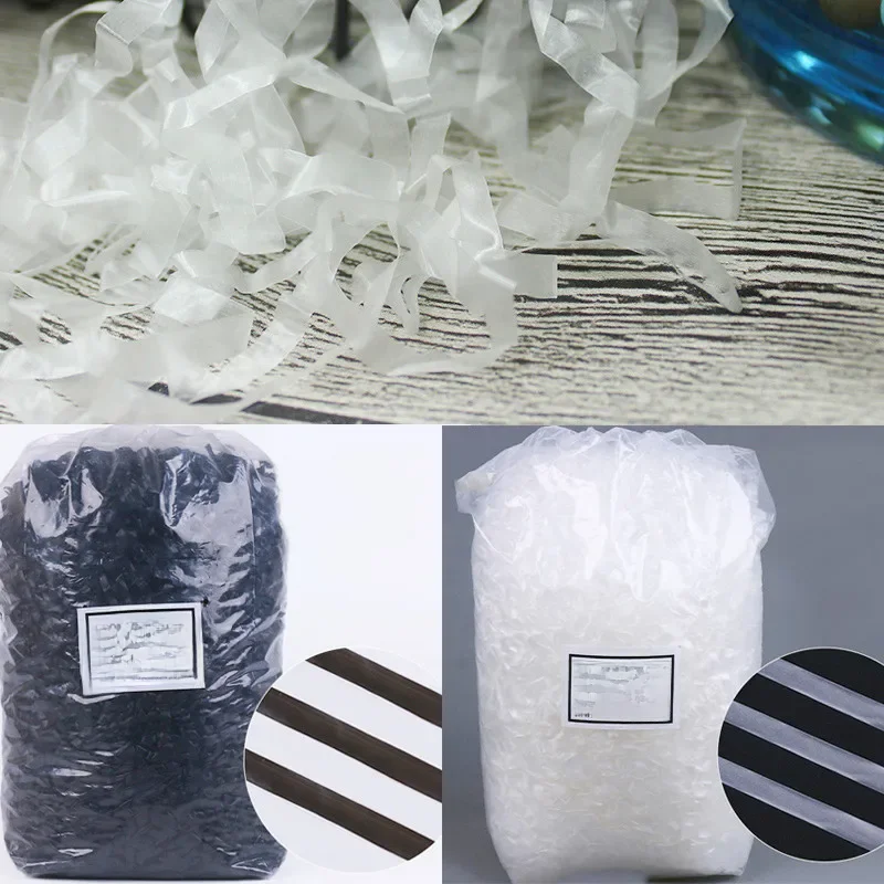 Bande élastique transparente en TPU noir mat, 3-10mm, pour femmes, vêtements de sport, bretelles de soutien-gorge, bricolage, accessoires de fabrication, fournitures