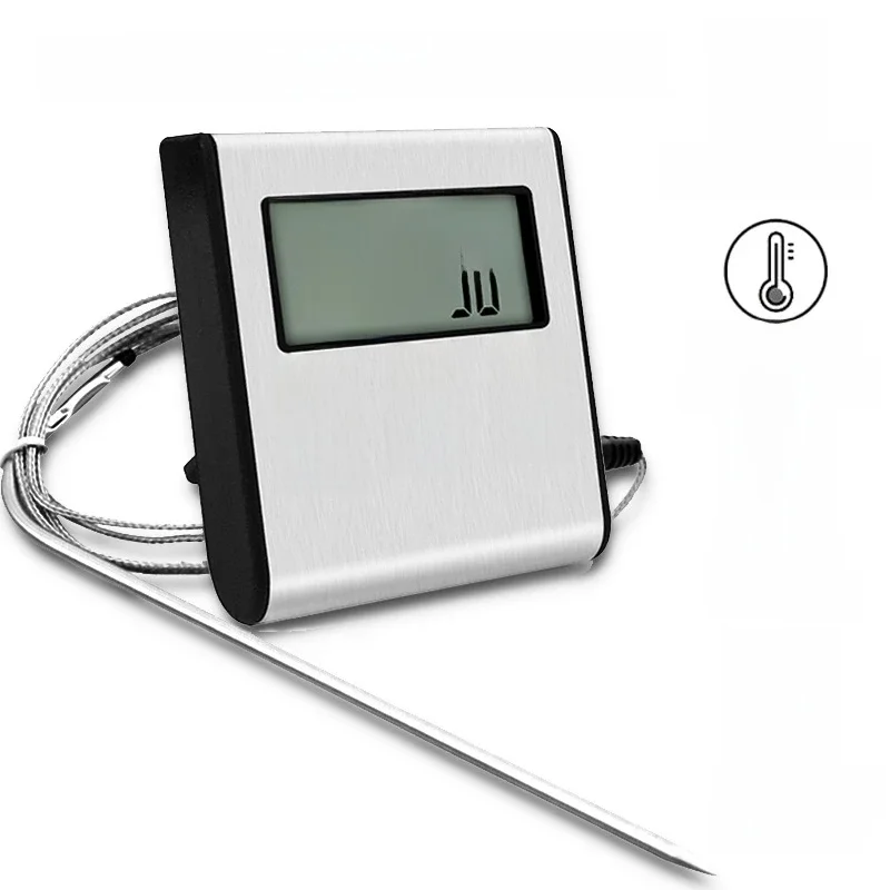 -50 ℃ ~300 ℃ Thermomètre de cuisine numérique, jauge de température des aliments et des viandes avec sonde, thermomètre de cuisson pour barbecue avec fonction de synchronisation