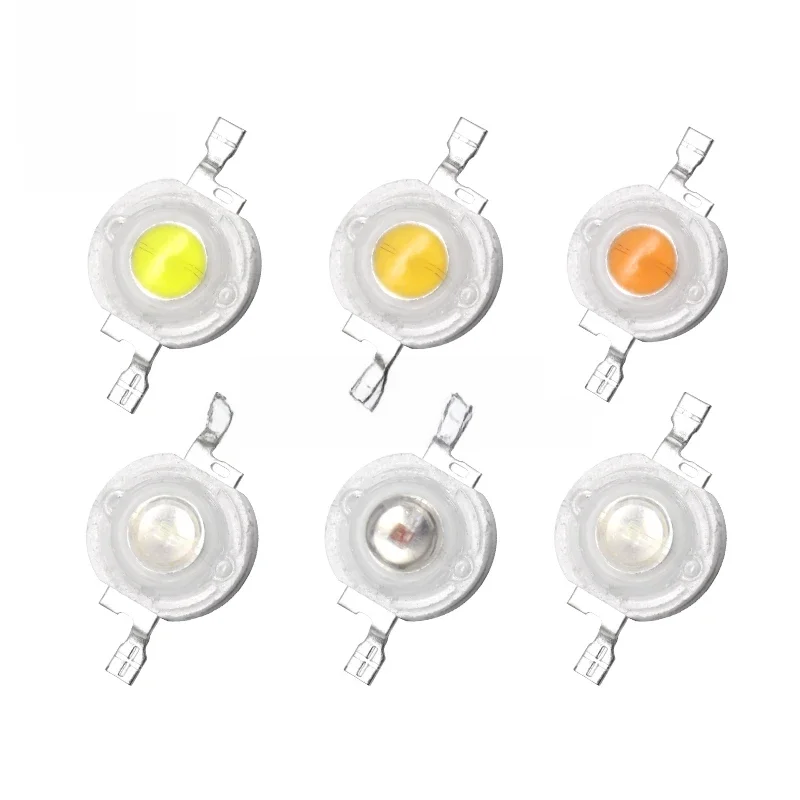 10 sztuk 1W 3W 5W wysokiej mocy DC 3.2-3.6V LED koraliki dioda świetlna Chip LED SMD ciepły biały dla SpotLight Downlight DIY lampa żarówka — zdjęcie 2