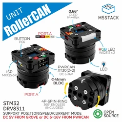 M5Stack Official RollerCAN Unit w/ BLDC Motor(STM32)