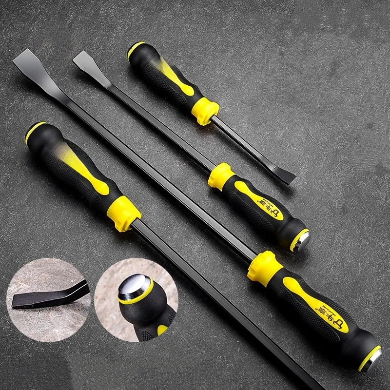 Barre de levier longue multifonction 8 12 18 24 pouces, pied-de-biche pour pneu de moto, extracteur de clous, outils manuels de réparation automobile robustes CV-R