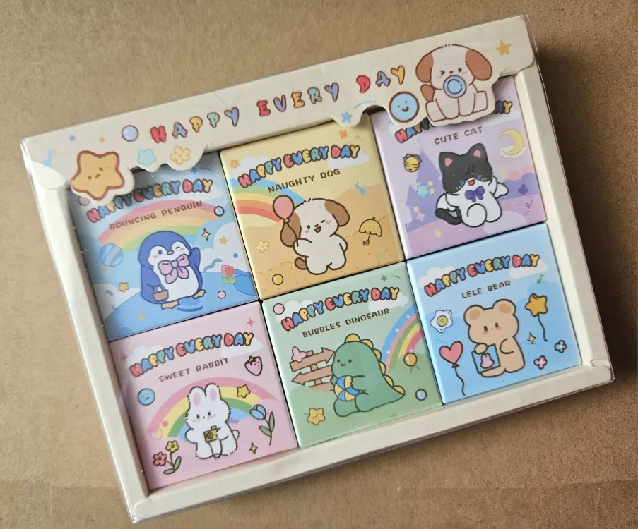 300 Sheets Cute Cartoon Animals Washi Scrapbooking Stickers Set Decorative DIY Art Crafts Journaling Aesthetic Stickers Supplies photo review