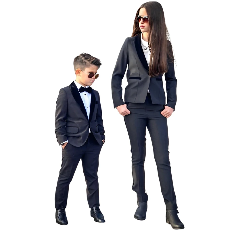 Boys Girls Suits Children's Formal Suits Party Blazers Pants Suits Teen Suits Graduation Tuxedos