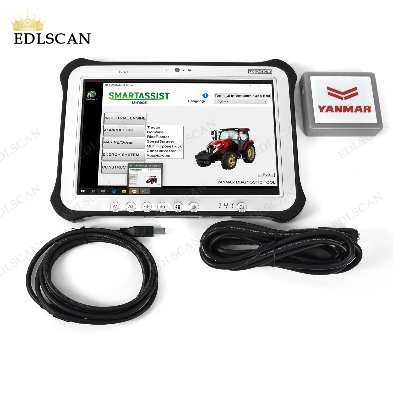 

Diesel engine For Yanmar For Yanmar excavator tractor marine generator diagnostic tool +FZG1 tablet